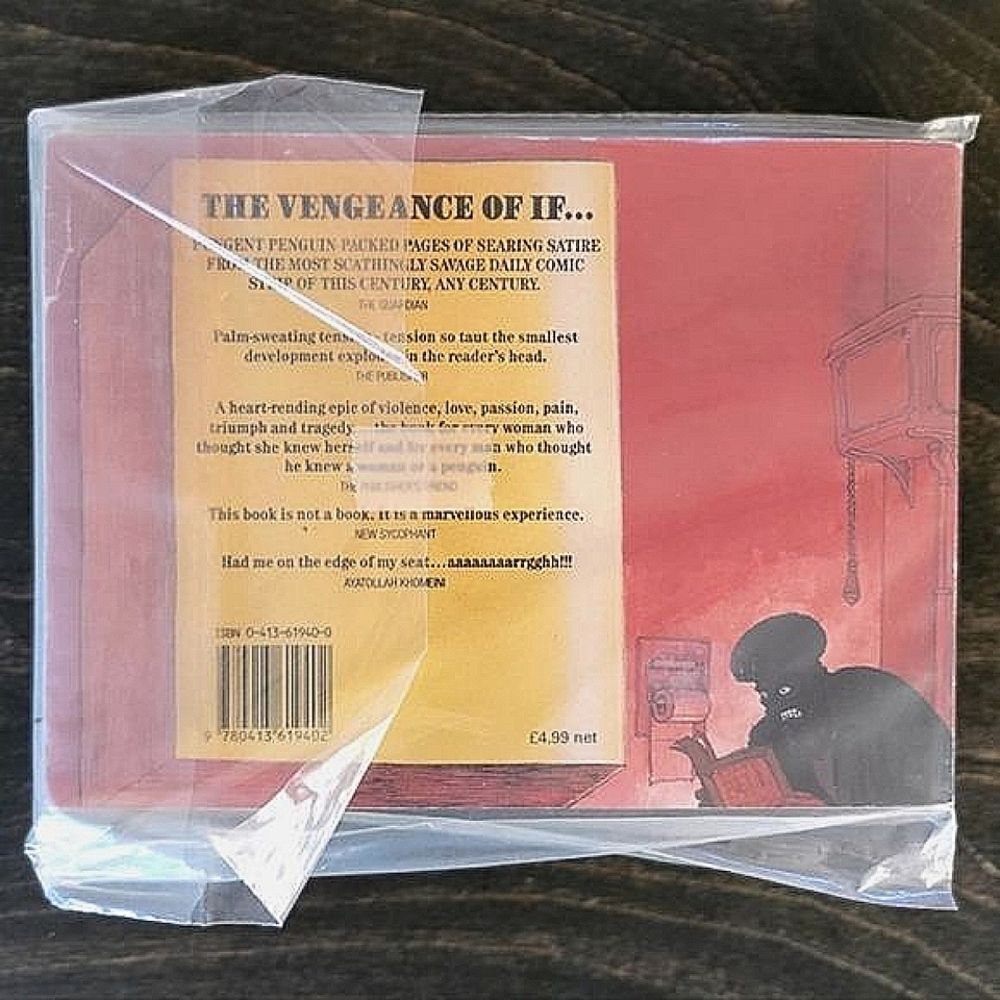 Vtg Book | The Vengeance of If by Steve Bell black and white cartoon collection - Picture 5 of 8
